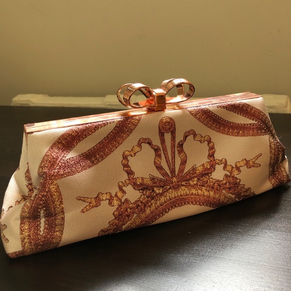 Ted Baker Karlii Versailles Print Frame Clutch - Picture 3 of 8